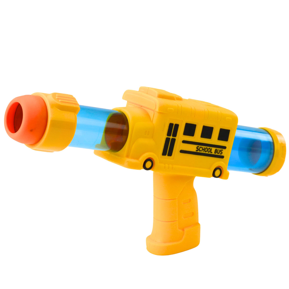Soft Foam Ball Gun School Bus Yellow 6 Pcs.