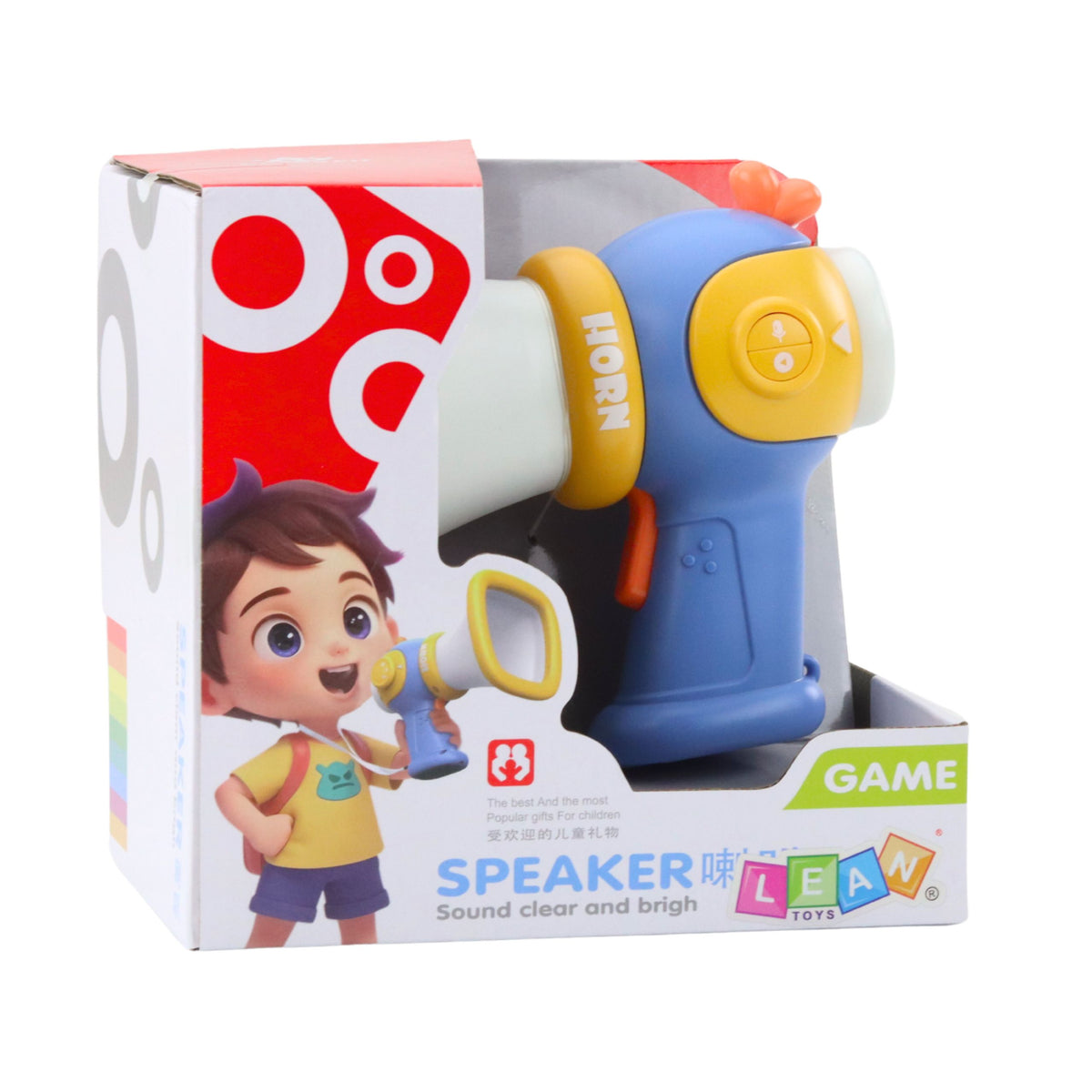 Megaphone For Kids Voice Changer Light Effects Blue