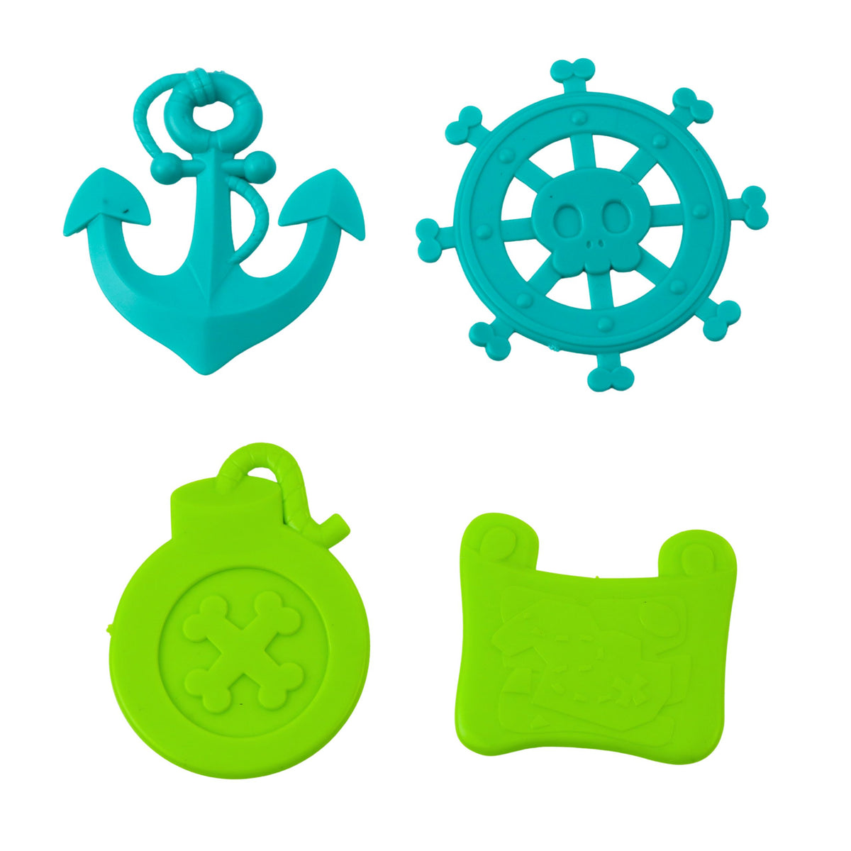 Treasure Chest Set For Diving And Water Fun Brown 21 Pcs.