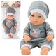Baby Doll In Gray Pajamas Hat Movable Arms And Legs 30cm