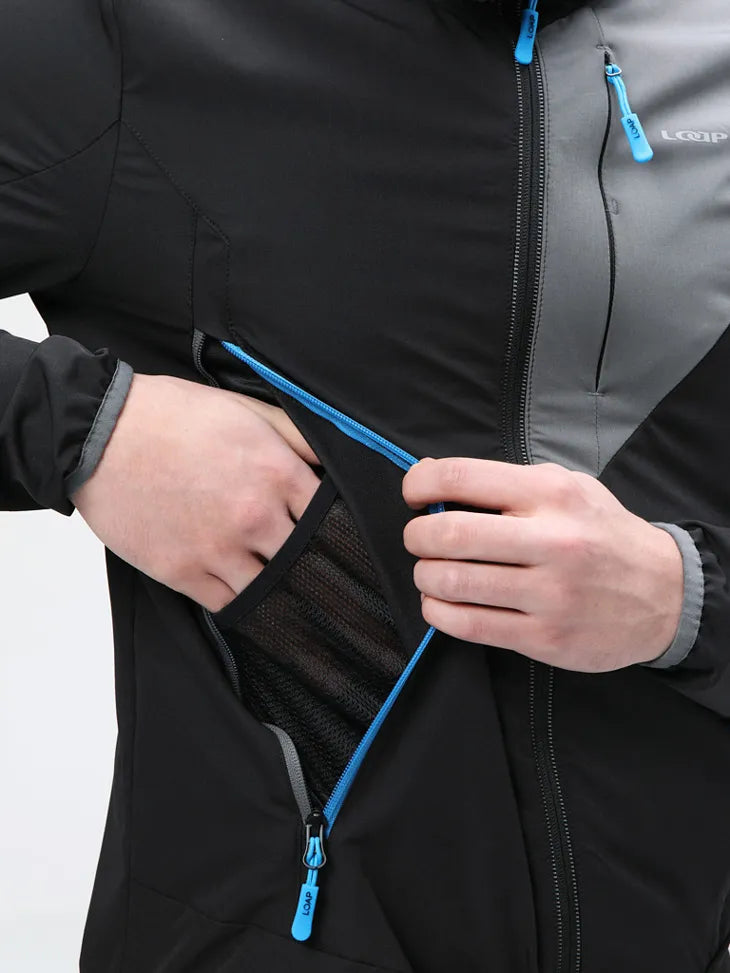 Мъжко софтшел яке Loop Ural Black 2xl