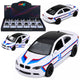 Sports Car Metal Car Pull-back Drive Opening Doors White 1:32
