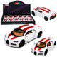 Car Metal Sports Car Lights Sounds Pull-back Drive White 1:32