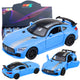Sports Car Metal Opening Doors Lights Sounds Blue 1:32
