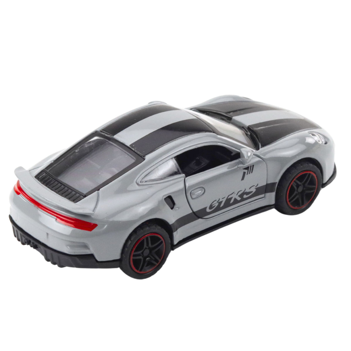 Metal Race Car With Opening Doors Gray Gtrs 1:43