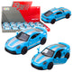 Metal Race Car With Opening Doors Blue Gtrs 1:43