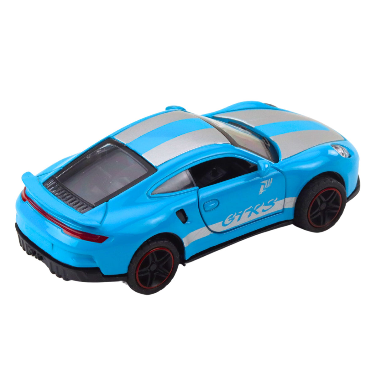 Metal Race Car With Opening Doors Blue Gtrs 1:43