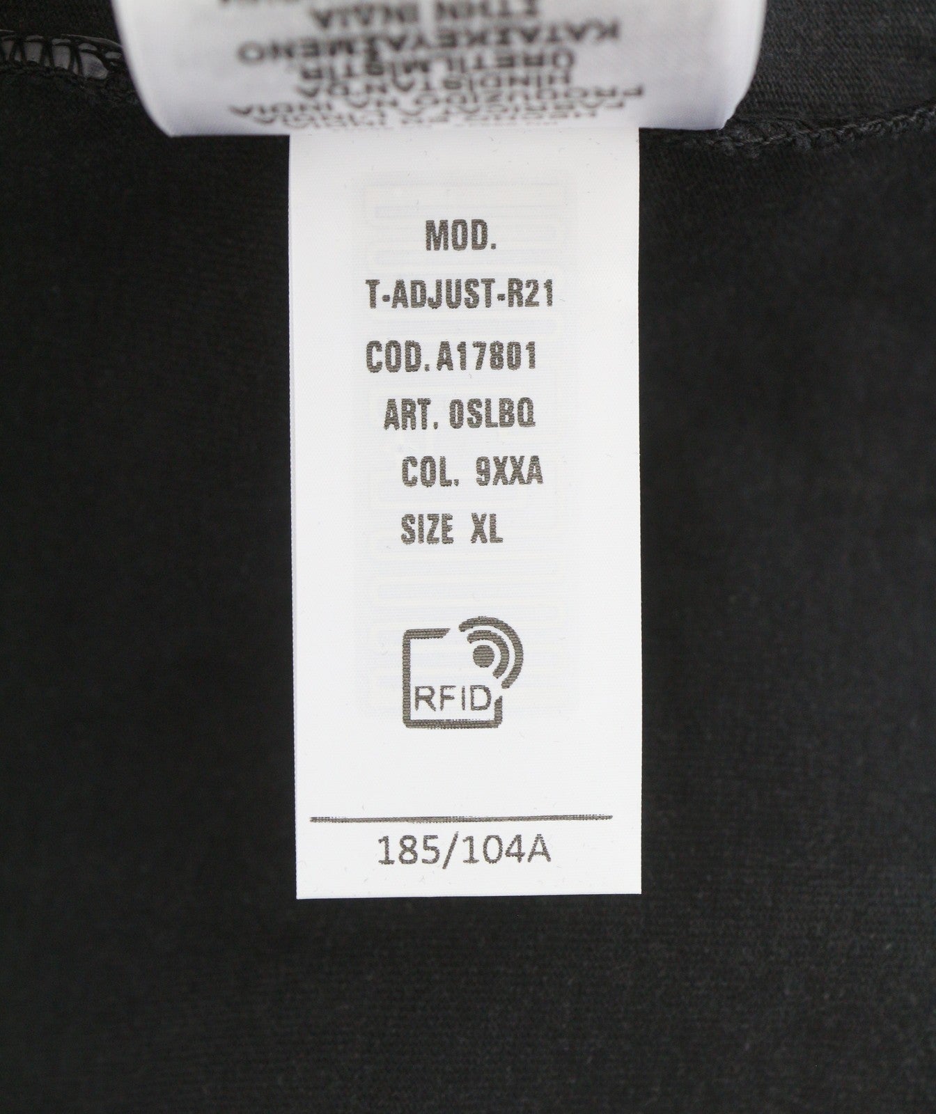 Diesel T-adjust-r21 pánské tričkočerné potisk vázanky Crew Neck Krátký rukáv
