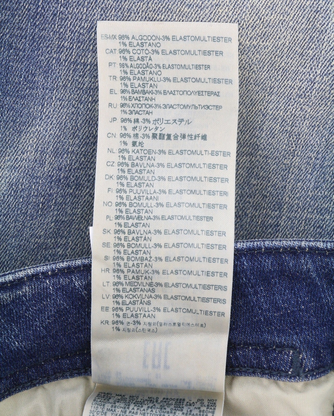 Diesel 1979 Sleenker 09j24 Jeans bleu délavé maigre taille basse Rrp250