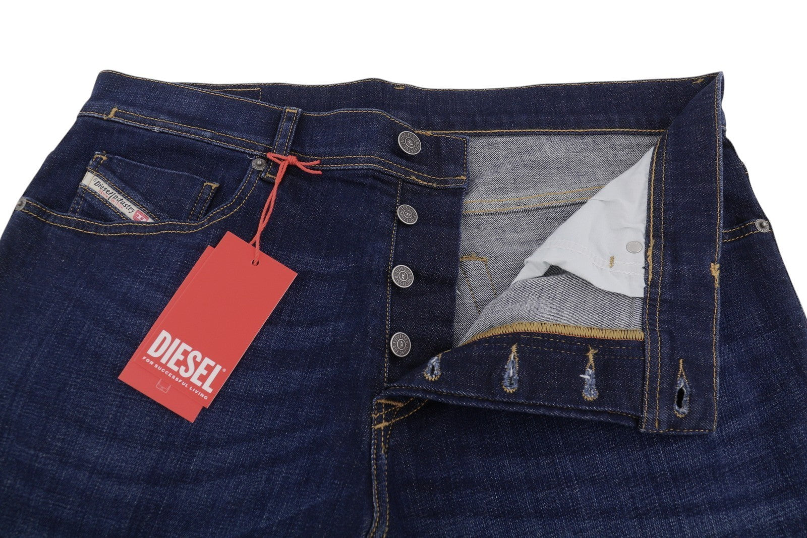 Díosal 2023 D-finitive 09f89 Men Jeansblue Faded barrchaolaithe Fit Rrp150