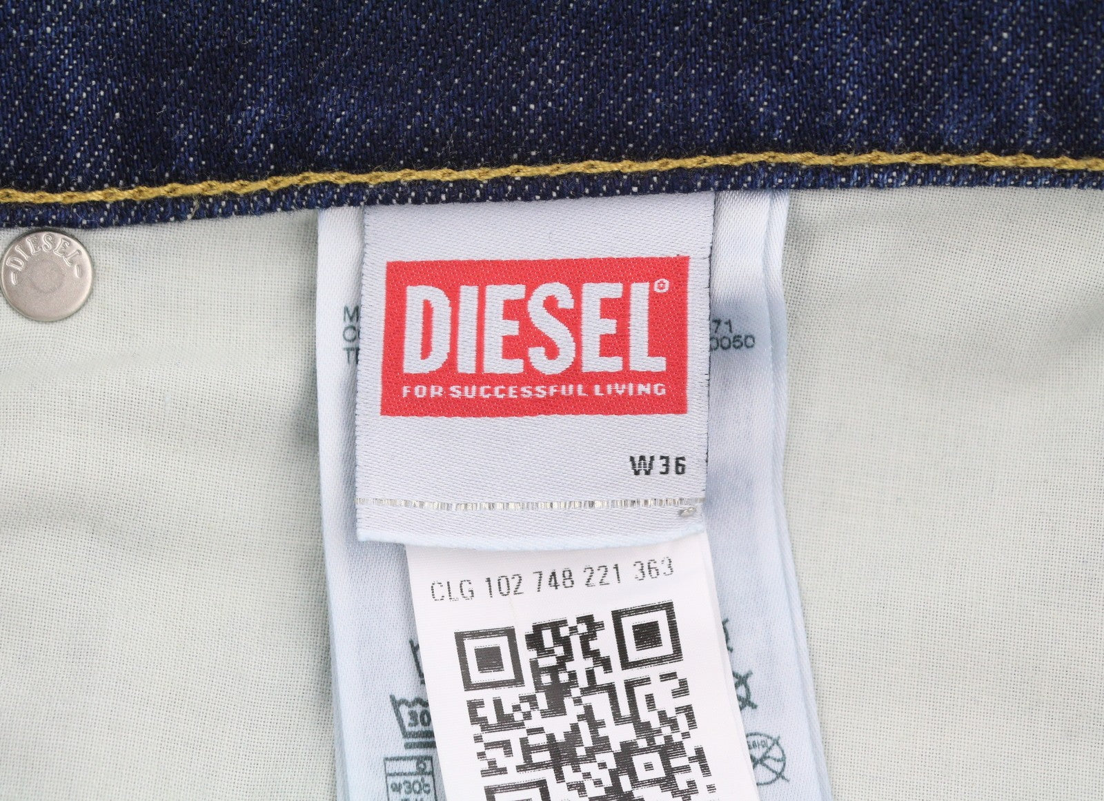 Diesel 2019 D-strukt R917i Uomo Jeansblu Faded Distress Slim Rrp195