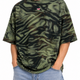 Diesel T-boxt-n3 T-shirt da uomo verde Zebra-camo Print maniche corte Rrp150