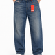 Diesel 2001 D-macro 0njan Hommes Jeansbleu Coupe Ample Jambe Droite Rrp175