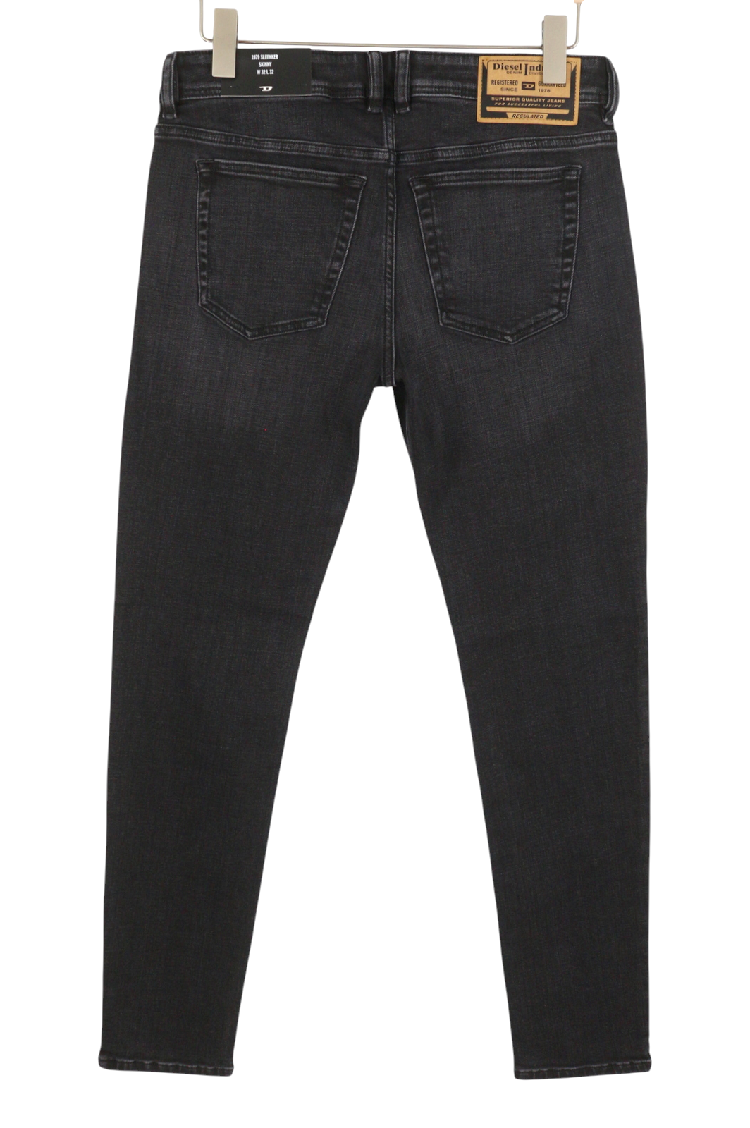 Diesel 1979 Sleenker R9g61 Muži Džínové černé Vousy Vybledlé Skinny Rrp150