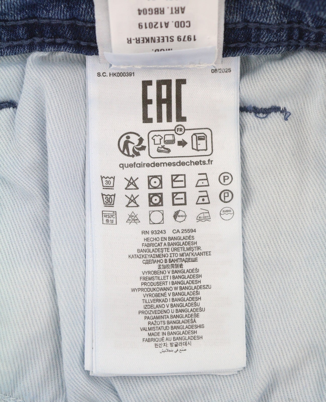Diesel 1979 Sleenker Rbg04 Muži Jeansblue Distress Faded Skinny Rrp195