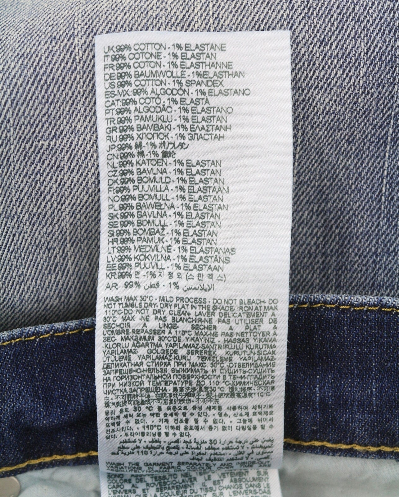Diesel 2019 D-strukt R8i0c Hommes Jeansblue Faded Distress Rrp250