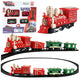 Classic Mini Train Battery Operated Locomotive Wagons With Tracks 13 Pcs.
