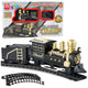 Locomotora De Tren Clásica Vías De Vagón De Mercancías 53 X 48,5 Cm