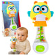 Owl Rattle Toy For Babies With Colorful Balls