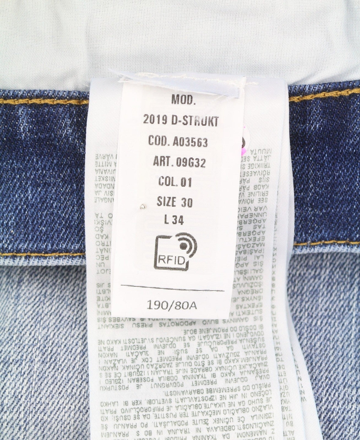 Jeans 2019 D-strukt 09g32
