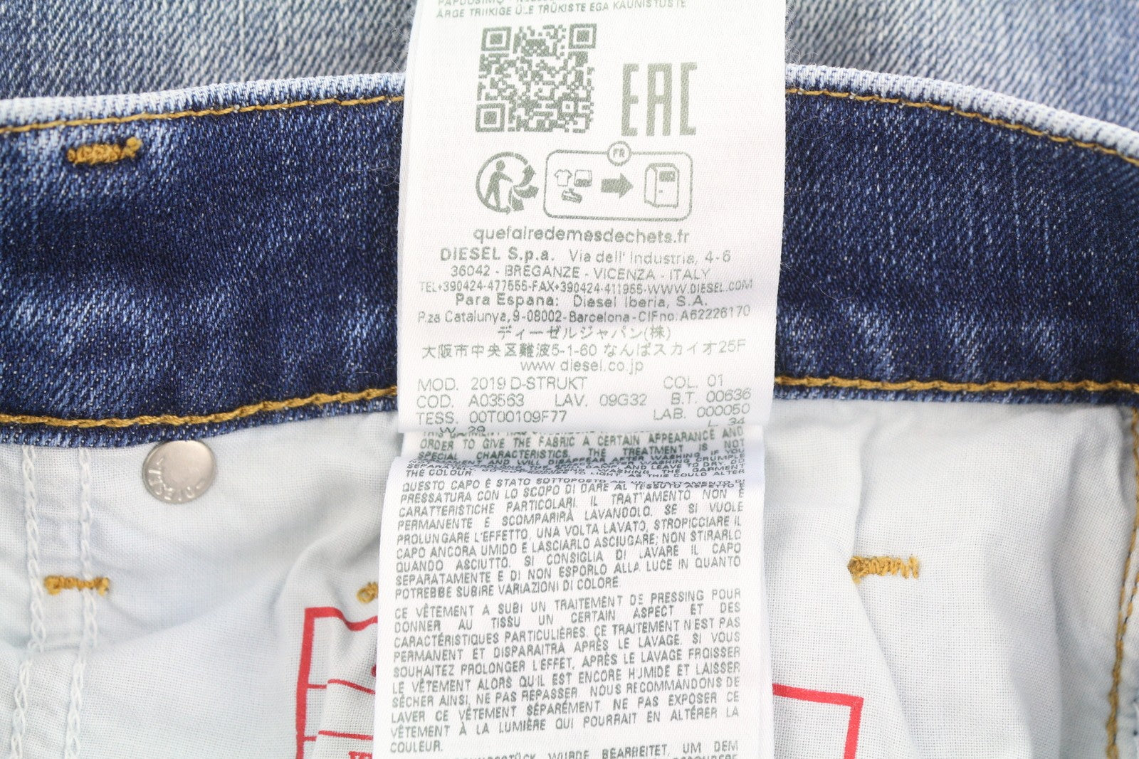 Jeans 2019 D-strukt 09g32