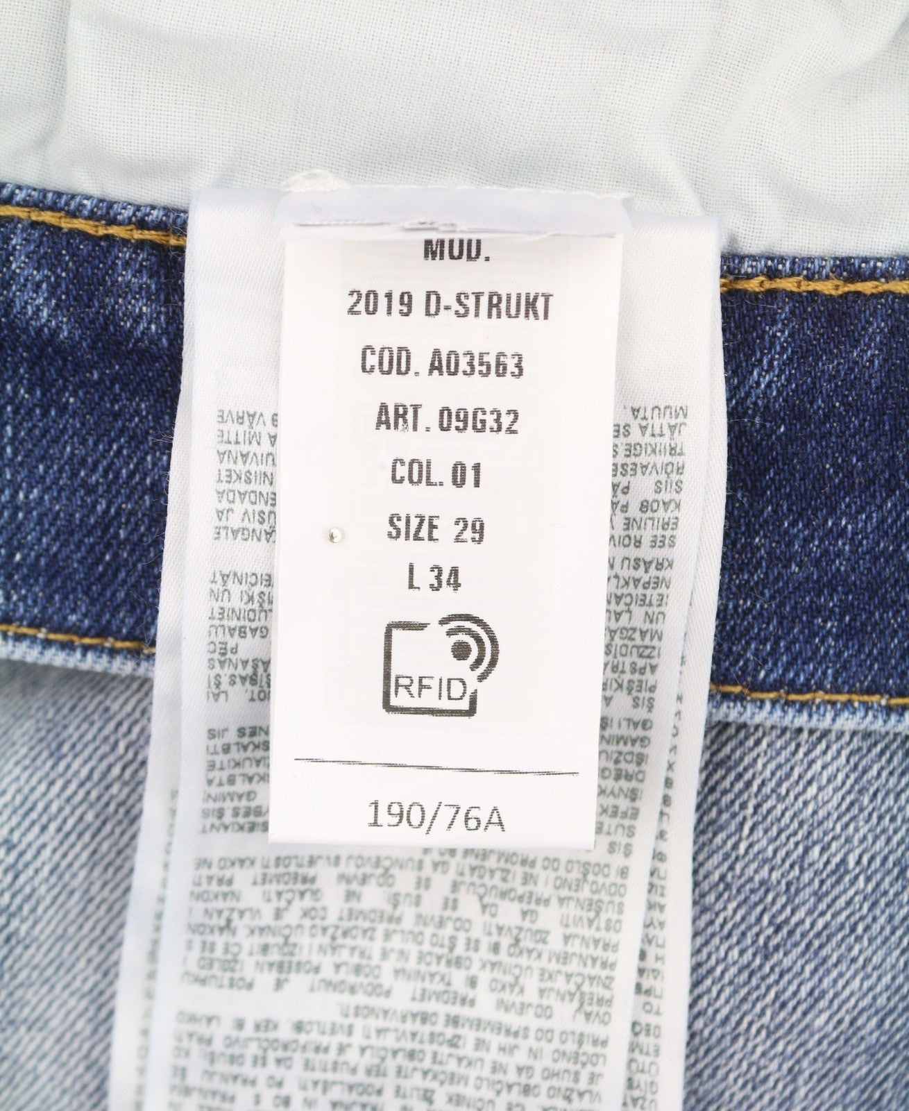 Jeans 2019 D-strukt 09g32