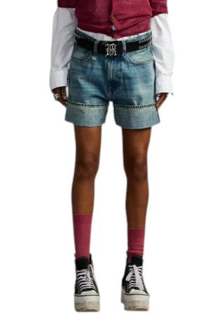 R13 Nina Mujer Shorts 26 Lapis Selvedge Blue Edición Limitada Denim Ss26 Rrp735