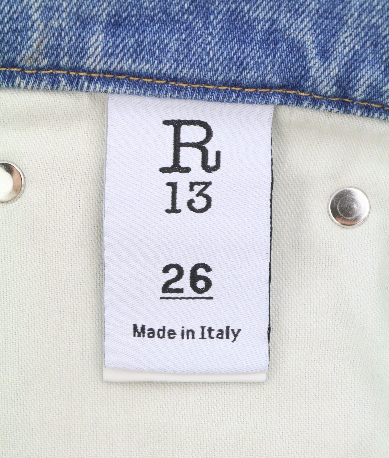 R13 Nina Mujer Shorts 26 Lapis Selvedge Blue Edición Limitada Denim Ss26 Rrp735