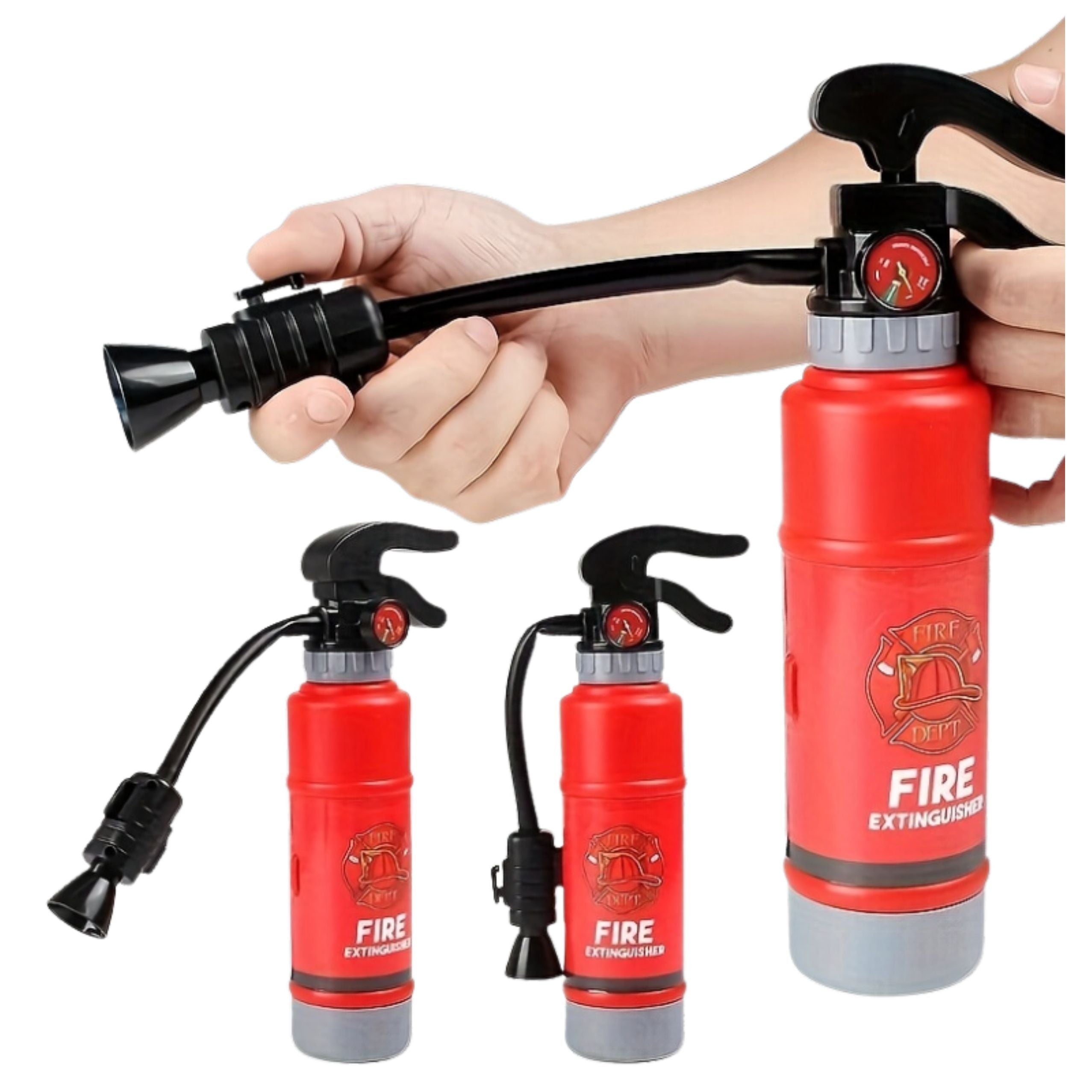 Toy Fire Extinguisher For A Little Firefighter With Water Spray Function