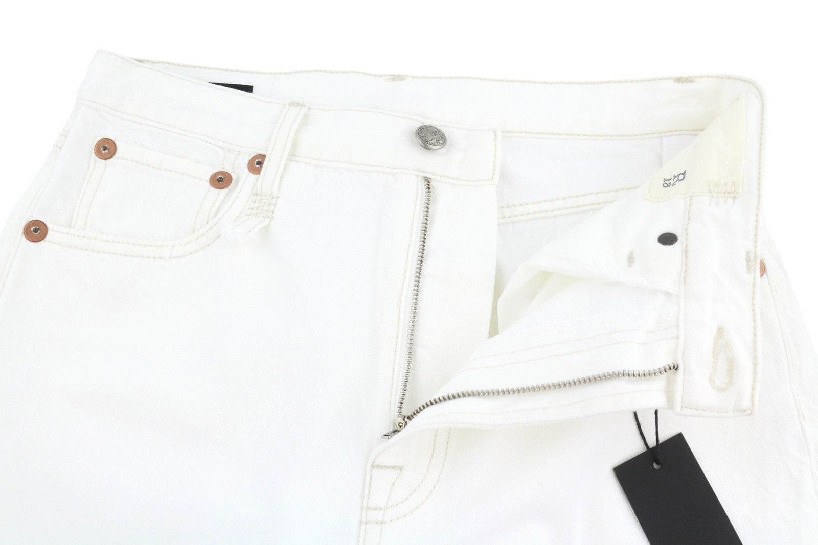 R13 Charlotte Dámské Jeans 26 Aerin White Flare High Rise Ss26 Rrp620