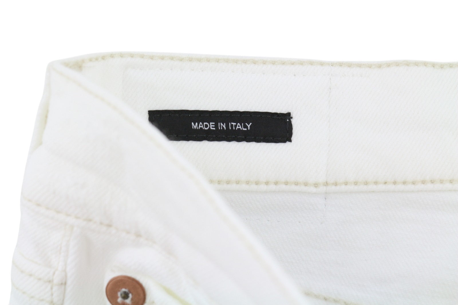 R13 Romeo Mujer Vaqueros 30 Aerin Blanco Stretch Recto Corto Pf26