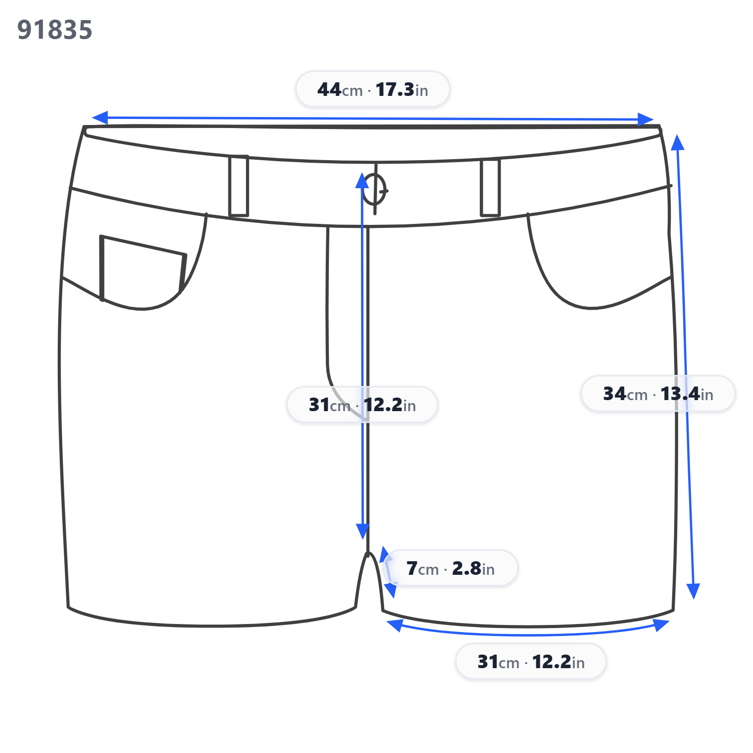R13 X-bf Dames Shorts 29 Bass Blue Faded Dirty Look Distress Ss26 Rrp685