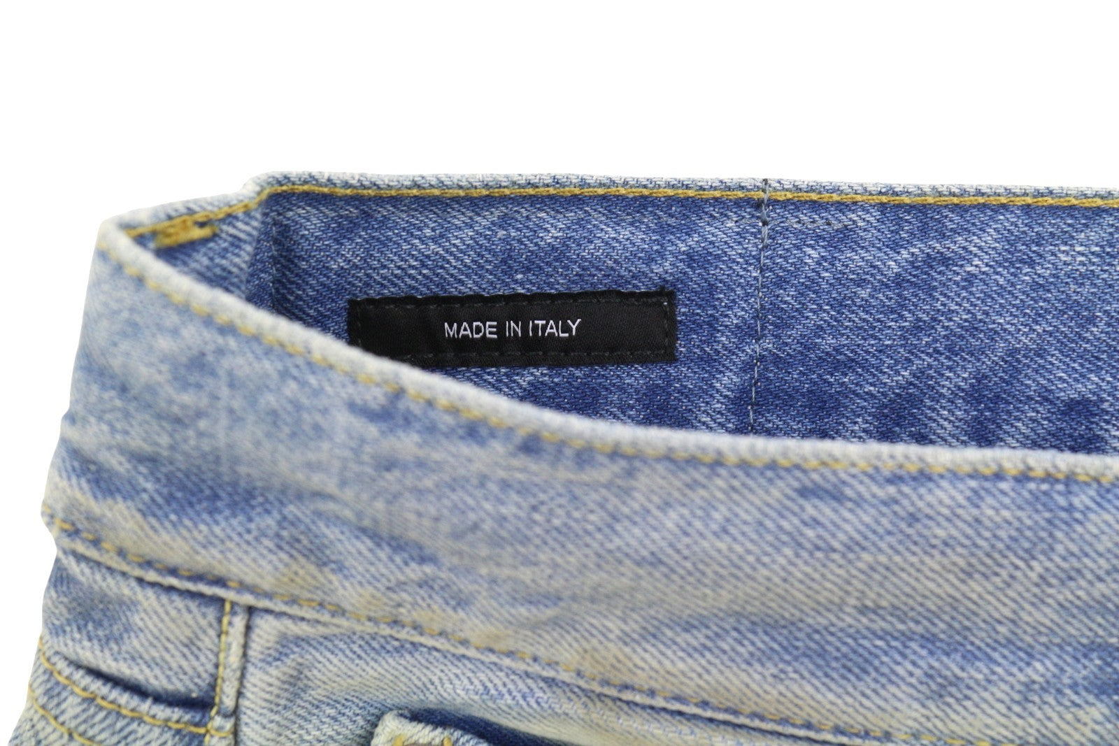 R13 X-bf Dames Shorts 29 Bass Blue Faded Dirty Look Distress Ss26 Rrp685
