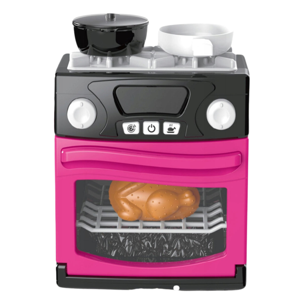 Spielküche Mit Backofen Lebensmitteln Lichtern Geräuschen Rosa