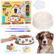 Creative Set Dog Bowl For Painting Paints Brushes Diy 6 Pcs.