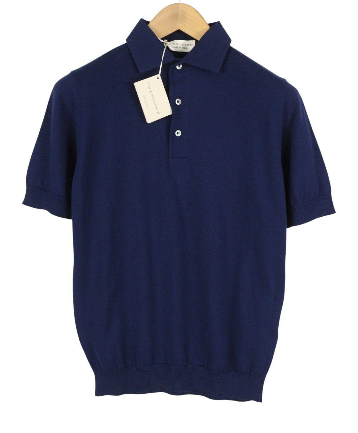 Polos en coton bleu