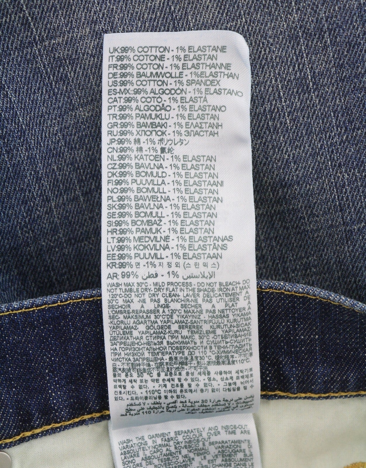 Diesel 2019 D-strukt-r R08ic Herre Jeansblå knurhår Faded Slim Rrp195