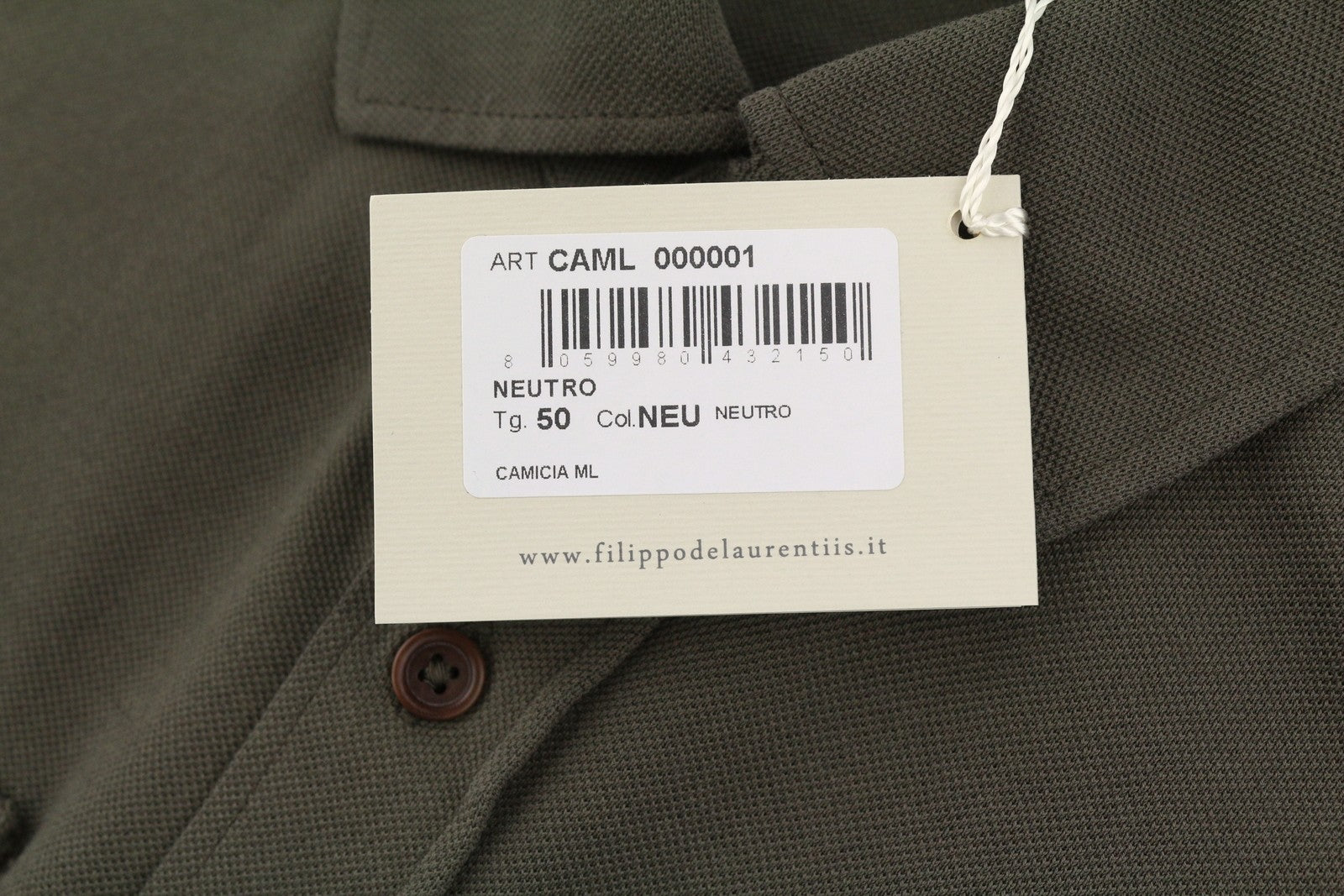 Filippo De Laurentiis Men Shirt It50brown Patch Pockets Button-up