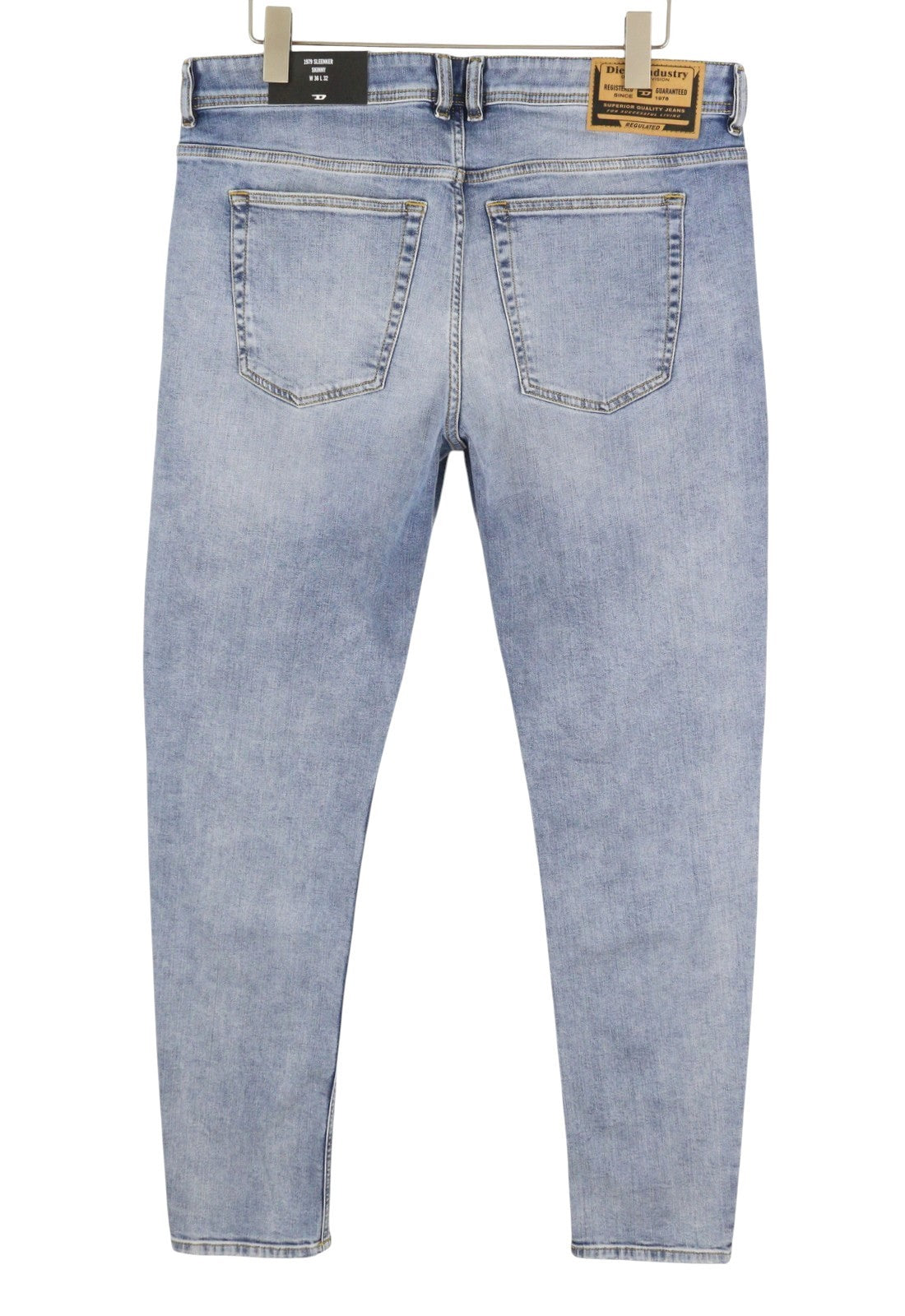 Diesel 1979 Sleenker R329k Mænd Jeansblå Faded Skinny Fit Rrp195