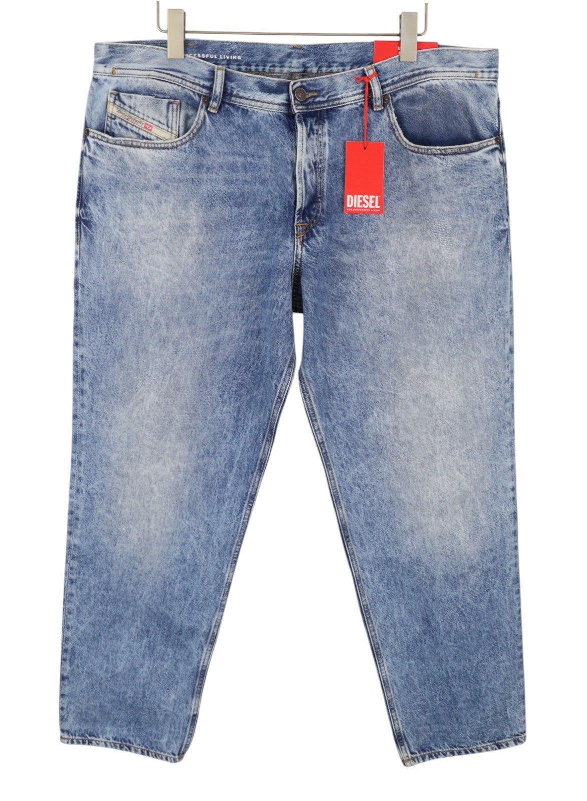 Diesel 2003 D-finitive 09h95 Masculino Jeansazul Regular Tapered Fit Rrp195