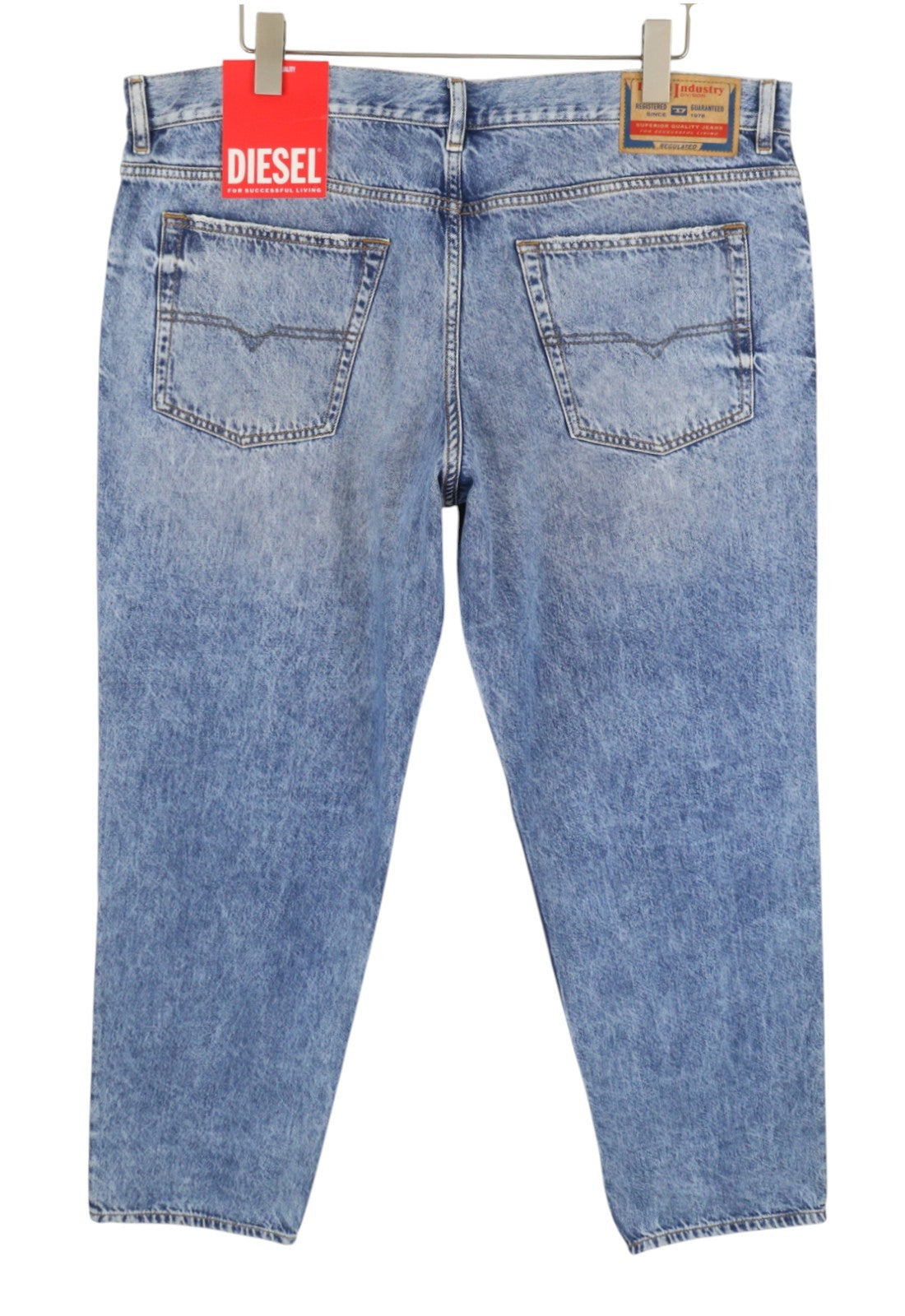 Diesel 2003 D-finitive 09h95 Masculino Jeansazul Regular Tapered Fit Rrp195