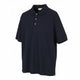 Filippo De Laurentiis Men Polos It58 2xl Dark Blue Half Button Short Sleeved