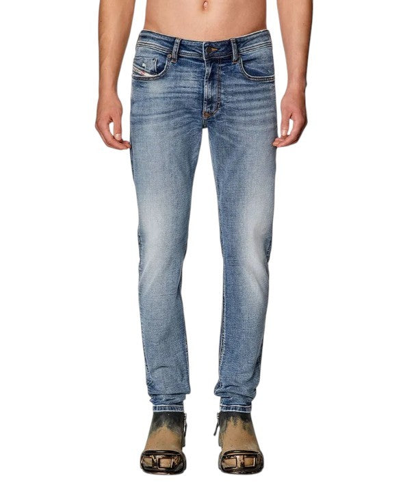 Díosal 1979 Sleenker 0pfaw Men Jeansblue Faded Skinny Waist Íseal Rrp175