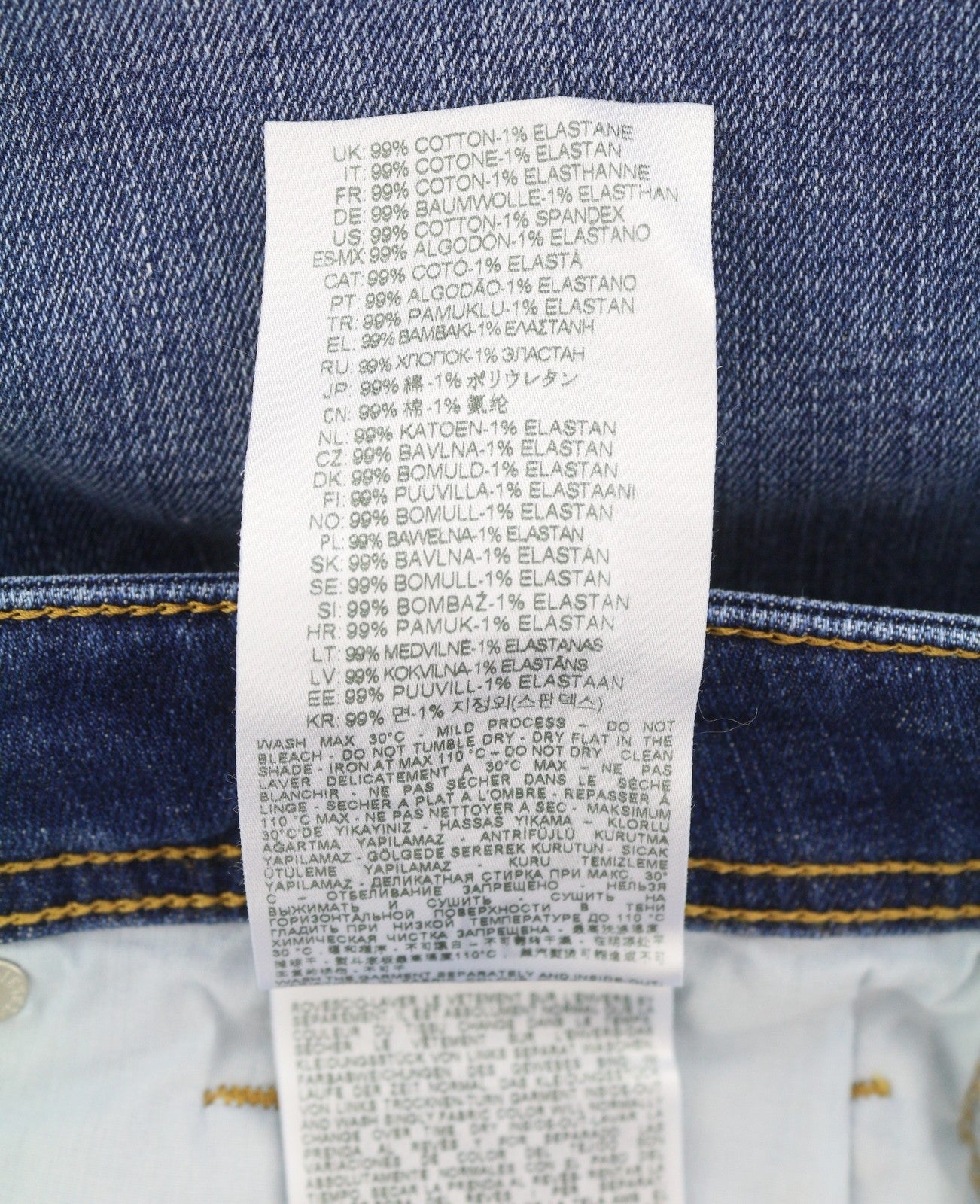 Diesel 1986 Larkee-beex 09k04 Jeans da uomo blu sbiadito gamba affusolata regolare