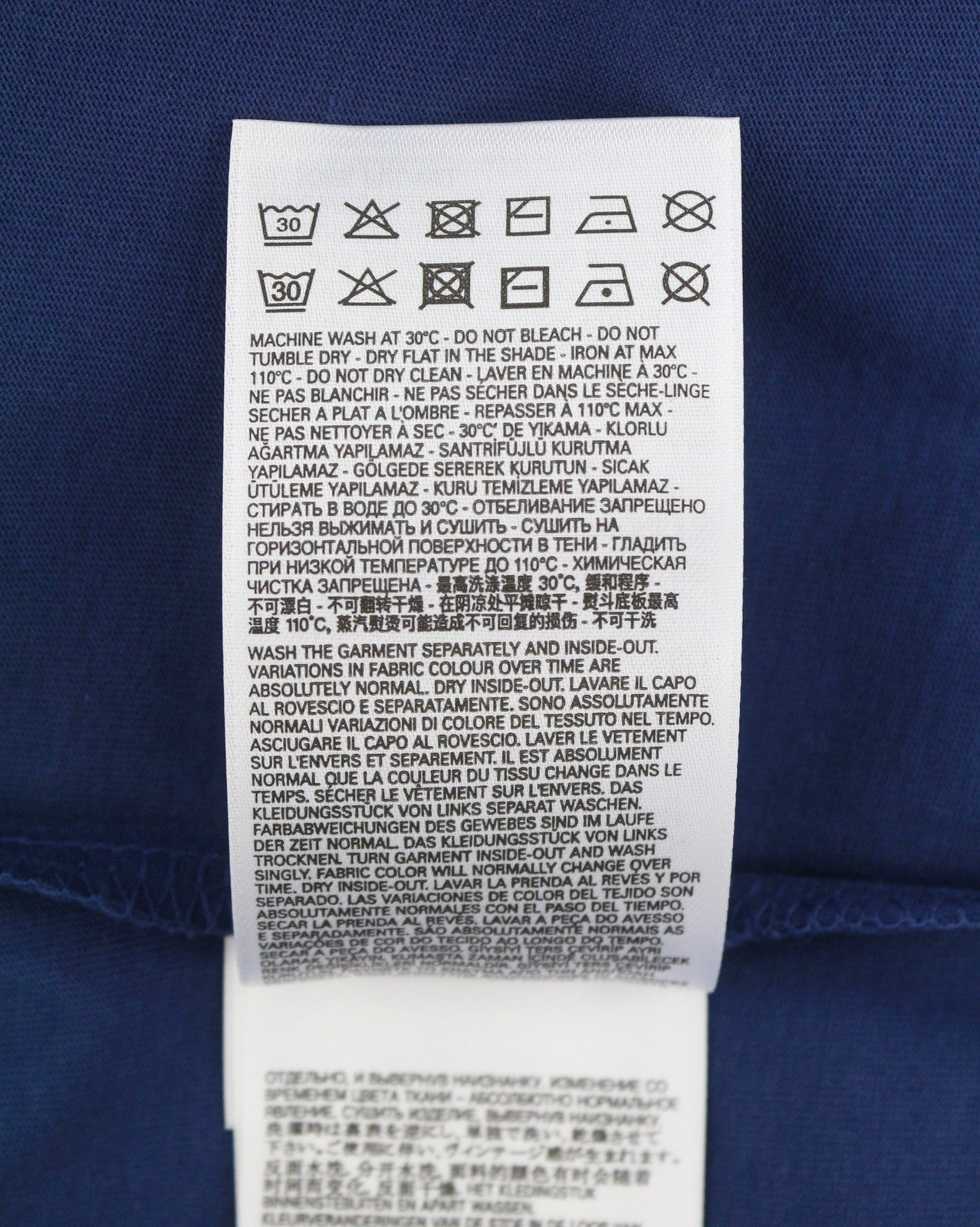 Diesel T-diego-cuty Herren T-shirtblue Cotton Tricot Crew Kurzarm