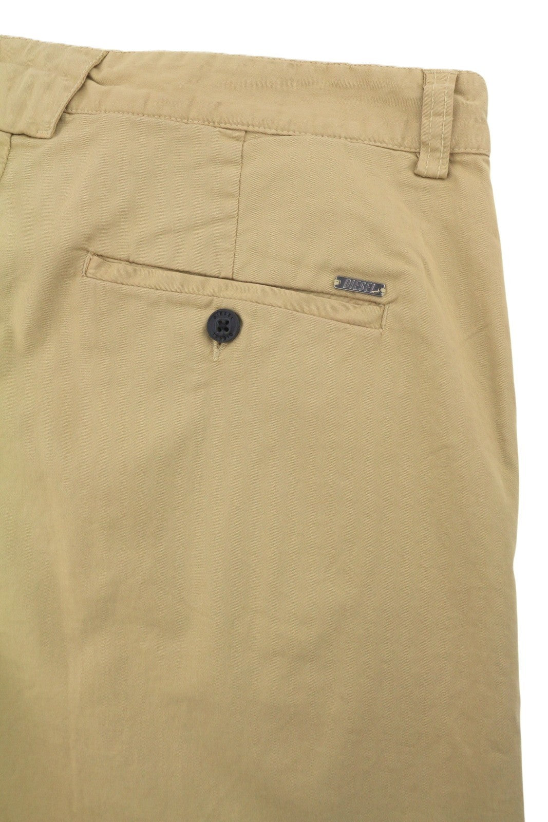 Diesel P-lars-short-in Shorts Masculino 52marrom Zip Fly Classic Chino Rrp120
