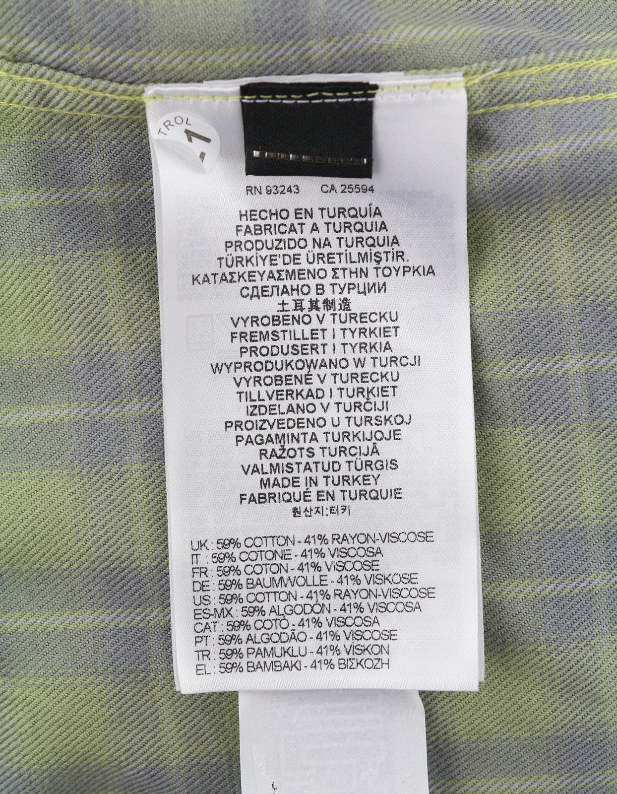 Díosal S-dewny-cochall-b Fir Shirtgreen Plaid Flannel Cochaillín Rrp275