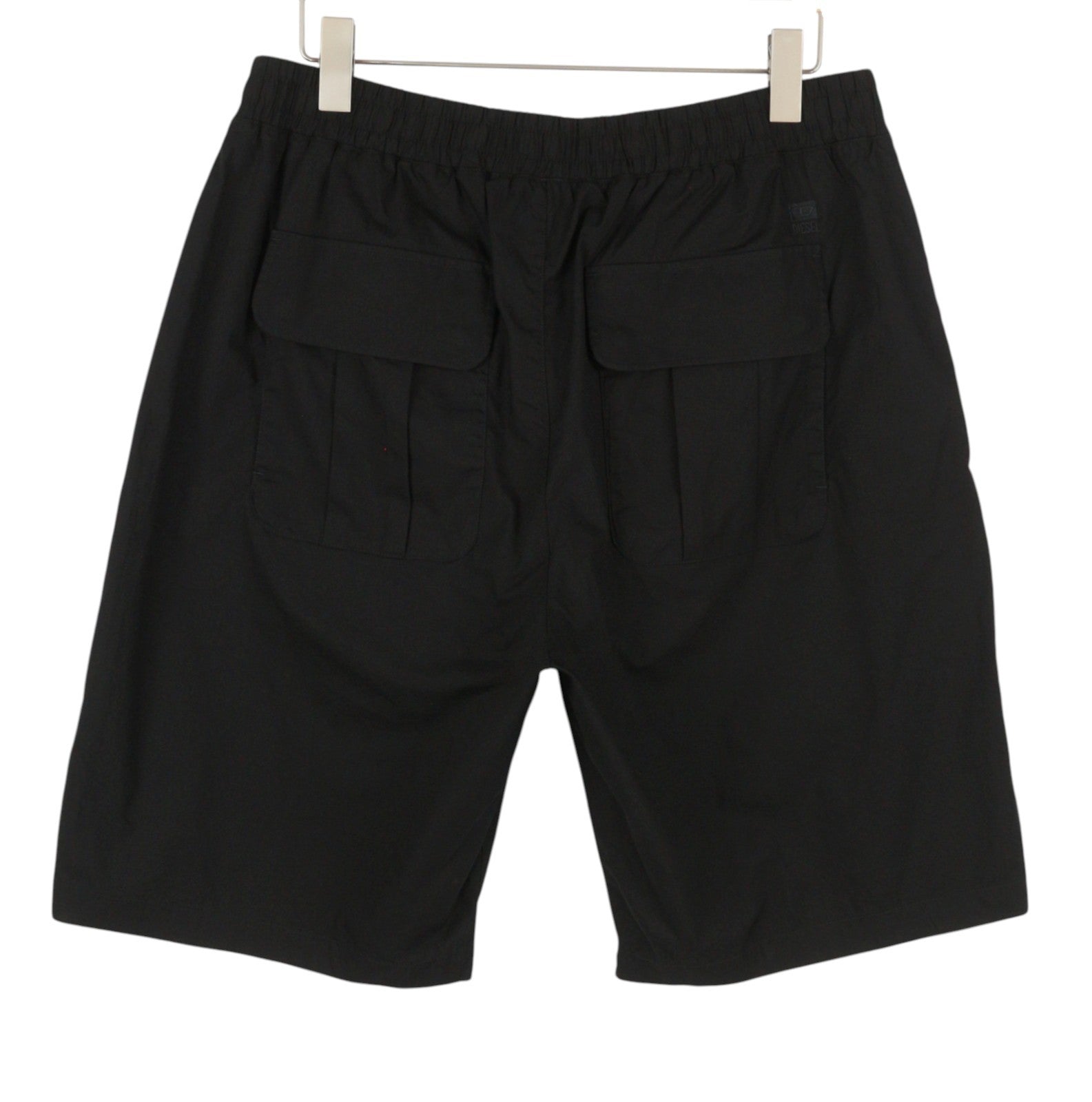 Diesel P-fergshort-plain Herren Shorts 54schwarz Elastischer Kordelzug in der Taille RRP175