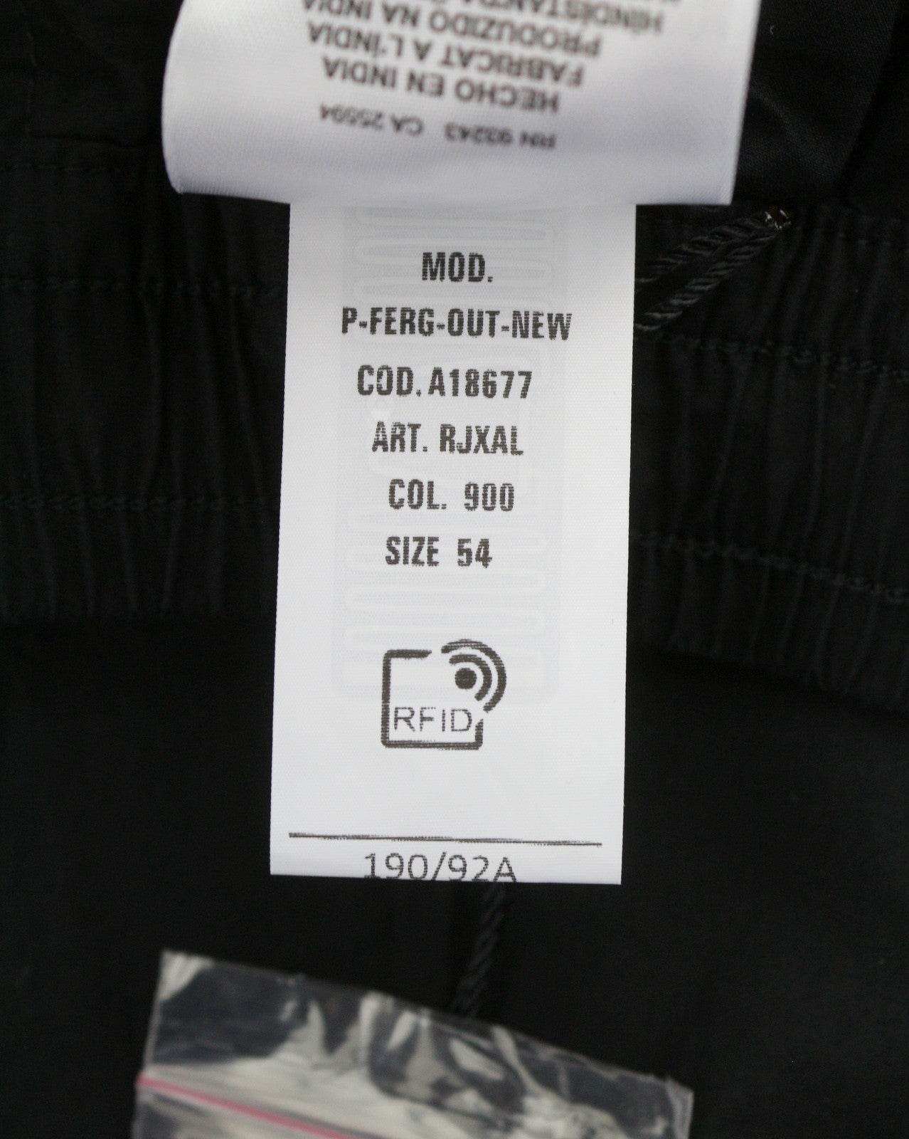 Diesel P-ferg-out-new Men Shorts 54black Elastická šňůrka v pase Rrp120