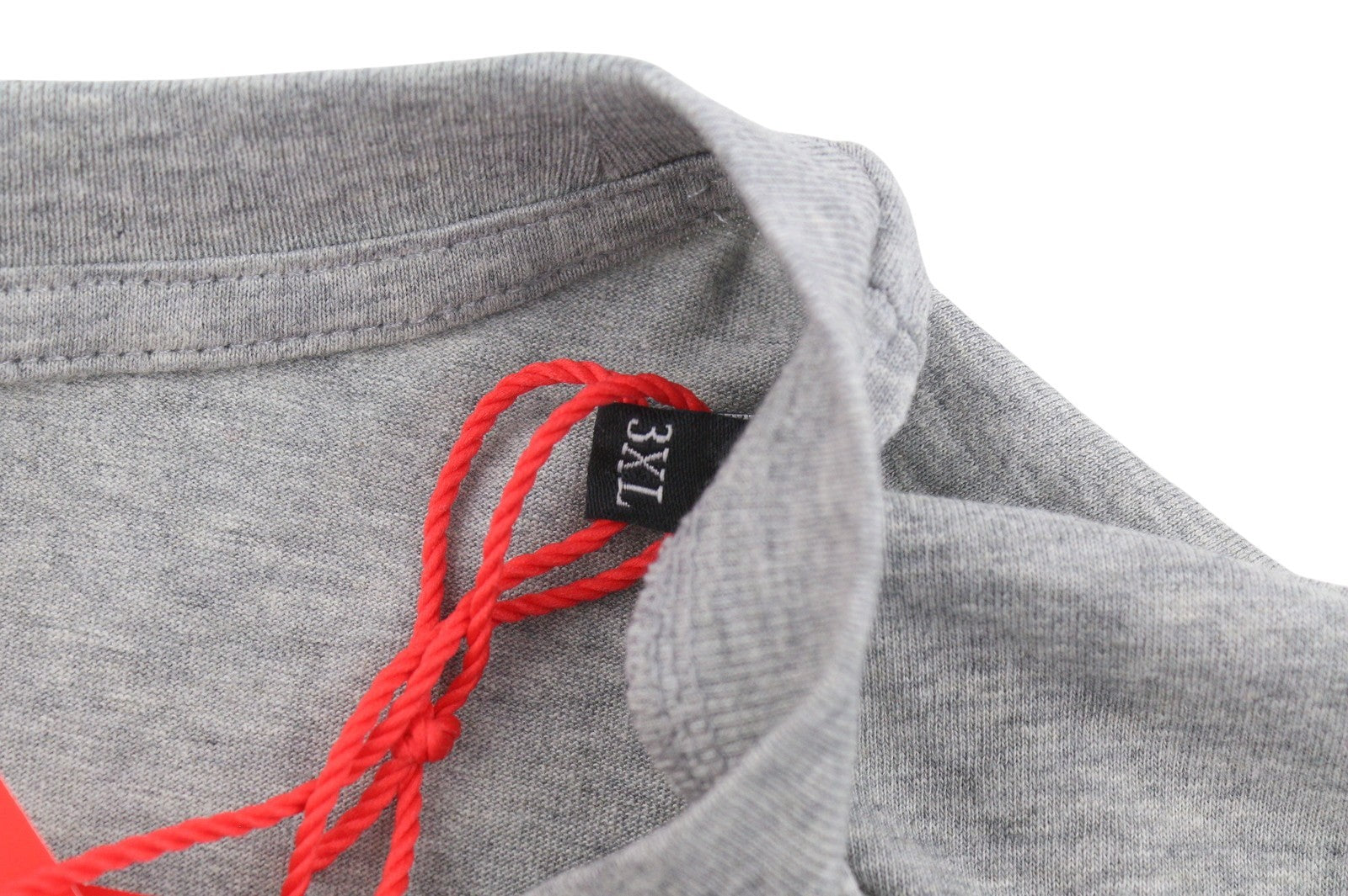 Diesel T-just-ls-d Мъжка тениска сива меланж с кръгла яка с дълъг ръкав